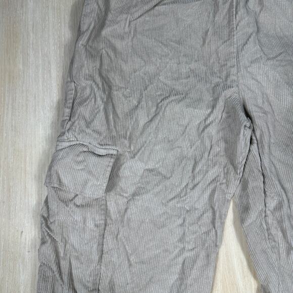 ASOS Design Cargo Corduroy Pull On Wide Leg Stretch Casual Trouser Pants 14 - Picture 6 of 15